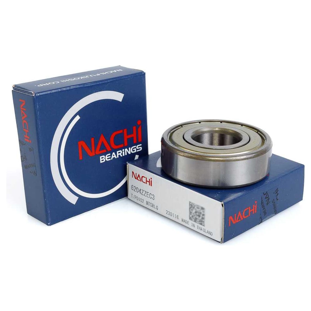Изображение товара Подшипник Nachi 6204 ZZEC3 (T) 216979
