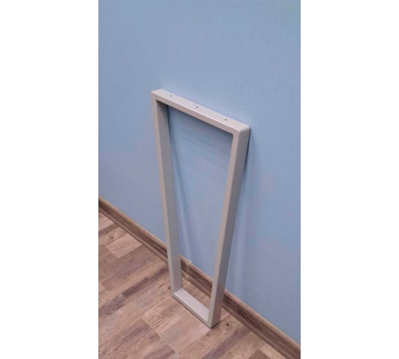 Изображение товара Подстолье для стола Parallax Трапеция Лофт 890 550 40 мм, барное серое металлическое, 1 шт 16GR0550300890-TRP