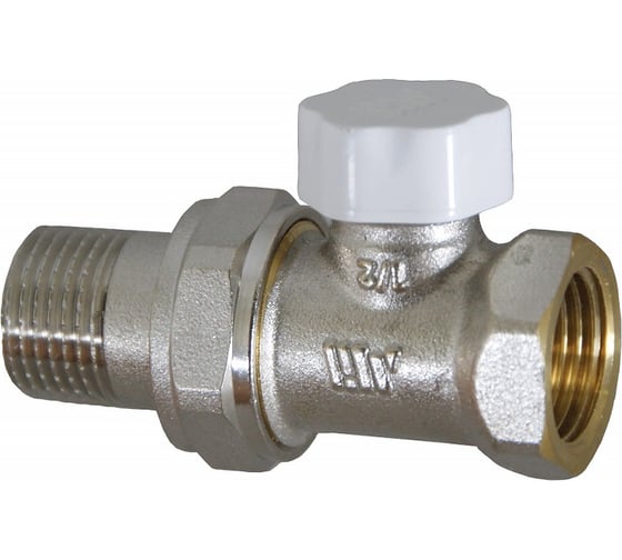 Изображение товара Кран для радиатора 3/4" прямой нижний латунный никелированный Millennium RKPN3434