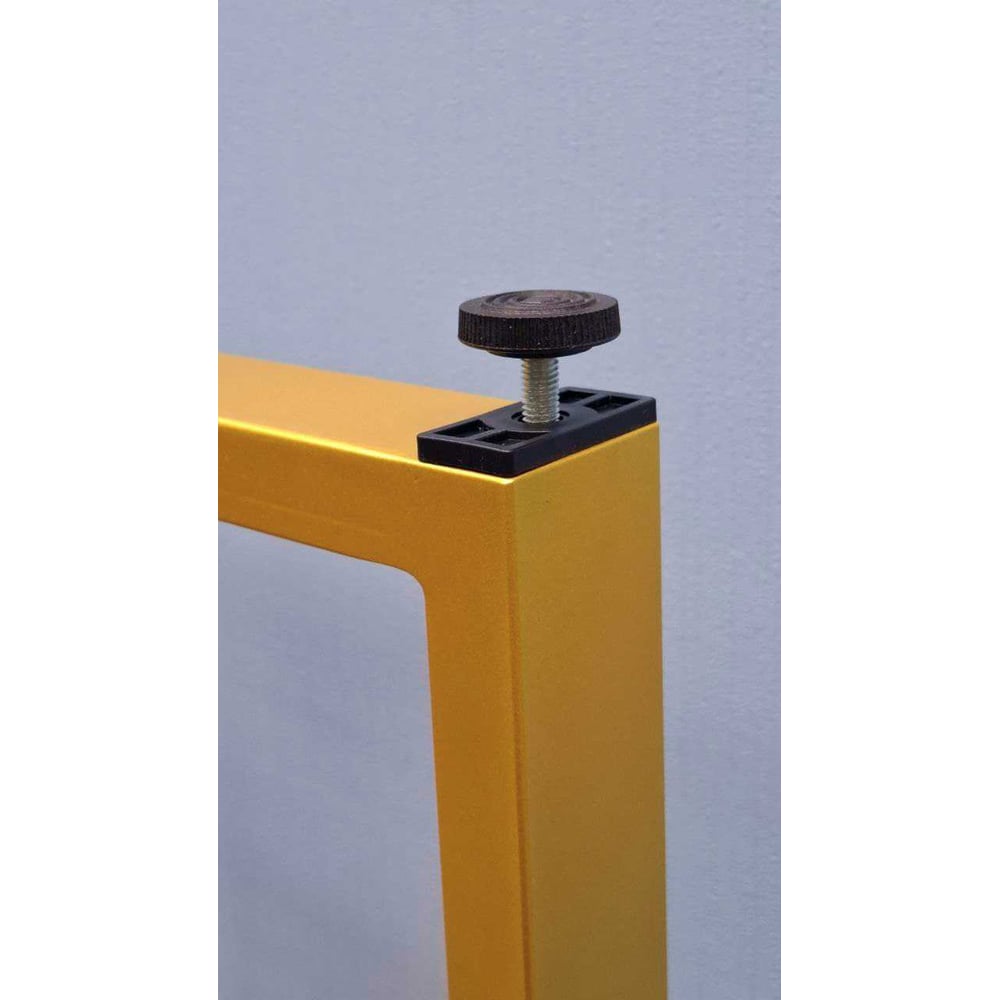 Изображение товара Подстолье для стола Parallax лофт О-образное 725 350 мм золотое метал