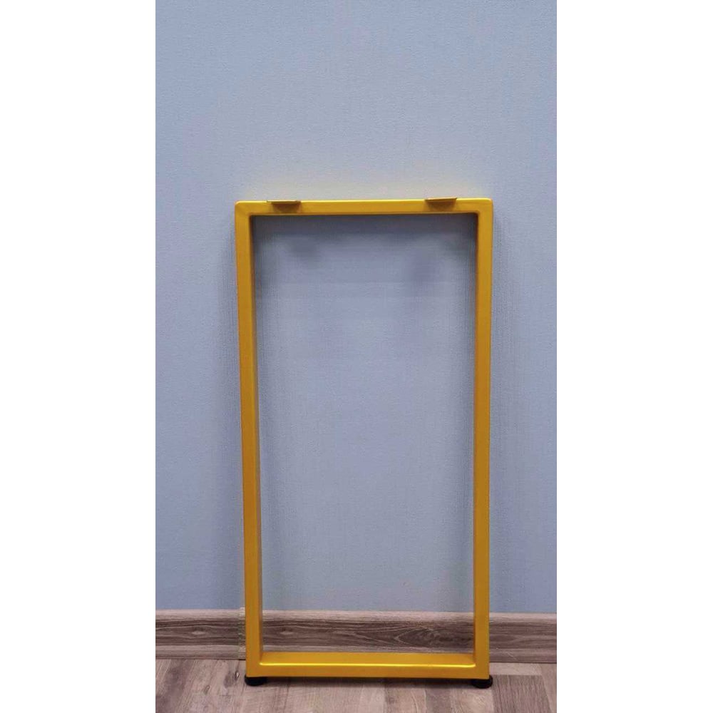 Изображение товара Подстолье для стола Parallax лофт О-образное золотое 700х550 мм