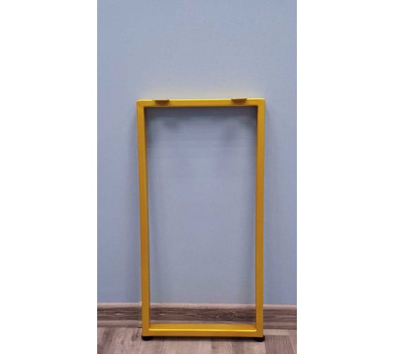 Изображение товара Подстолье для стола Parallax лофт О-образное 700 350 мм 40x20 золотое металлическое, ножки регулируемые 1 шт 83GD035031070-PRM