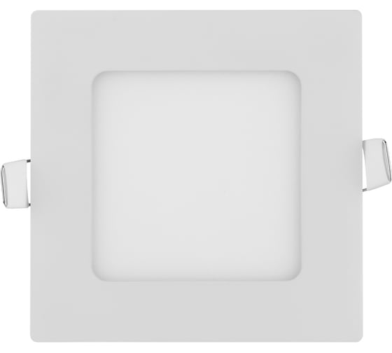 Изображение товара Светодиодный встраиваемый светильник TDM ELECTRIC Даунлайт квадрат СВО белый 6 Вт 6500К SQ0329-0119