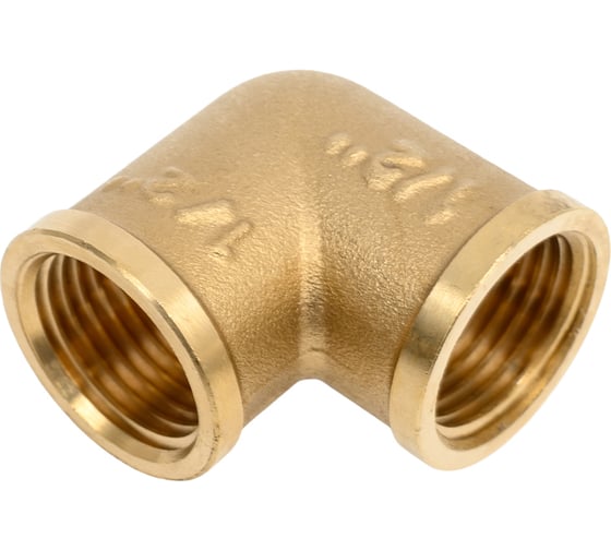 Изображение товара Угольник латунный Millennium 1/2" x 1/2" внутренняя/внутренняя резьба LUFF1212