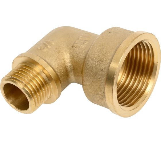 Изображение товара Угольник латунный переходной Millennium 1" х 1/2" внутренняя/наружная резьба LUFM1012