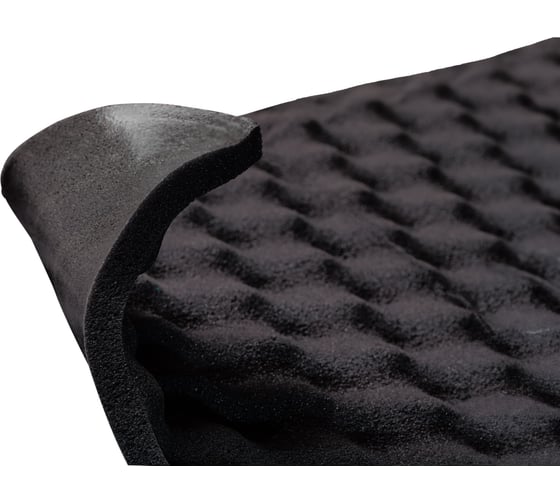 Изображение товара Шумоизоляция для помещений SGM акустический поролон Alton Pro wave 15 Black SGM.ALT.PRO.B.15.1