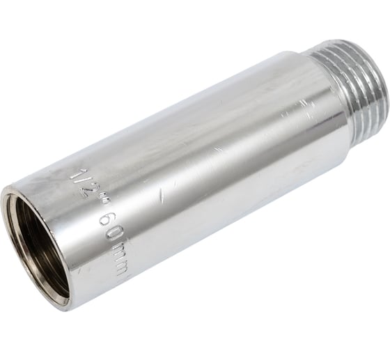 Изображение товара Гайка удлинительная хромированная Millennium 1/2x60мм внутренняя/наружная резьба NUG1260