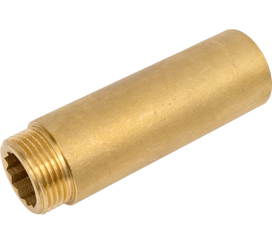 Изображение товара Гайка удлинительная латунная, никелированная Millennium 1" х100мм внутренняя/наружная резьба LUG1001