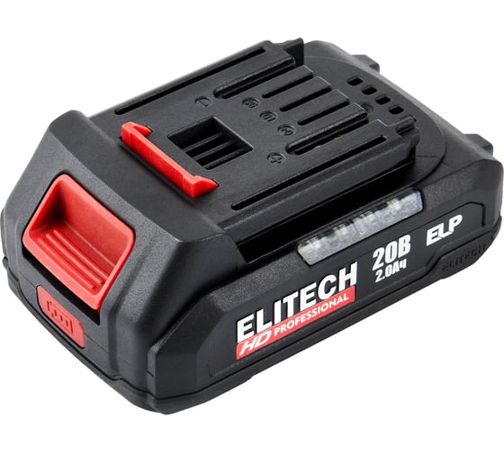 Изображение товара Батарея аккумуляторная Elitech RCB 2020S (20В, 2Ач, ELP) HD 205869