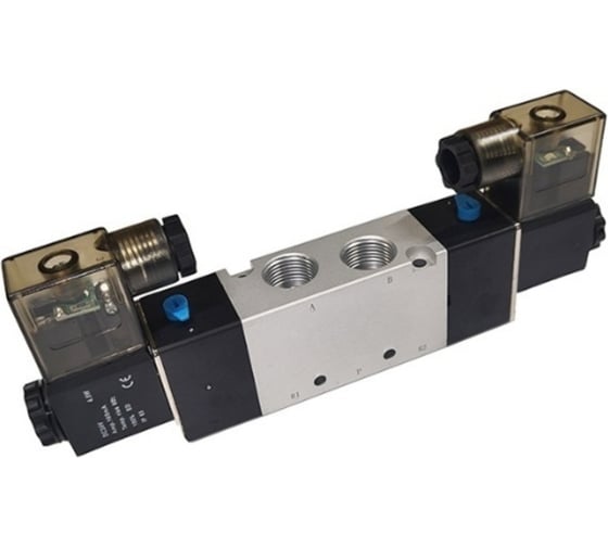 Изображение товара Пневмораспределитель электромагнитный TITAN LOCK 4V, серия 300, 2 канала, 10 мм, DC24V, TL4V320-10DC24V