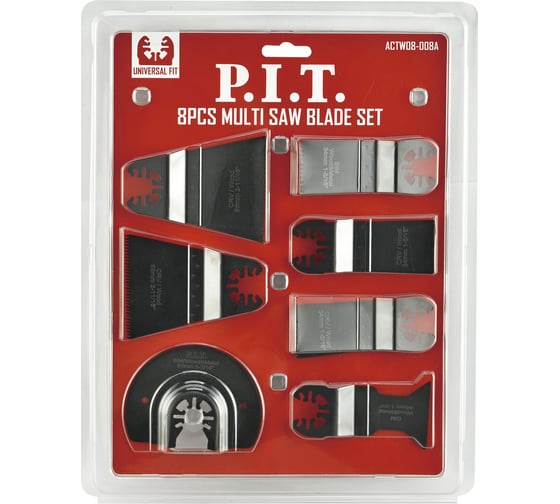 Изображение товара Набор насадок P.I.T. для МФИ 8шт ACTW08-008A