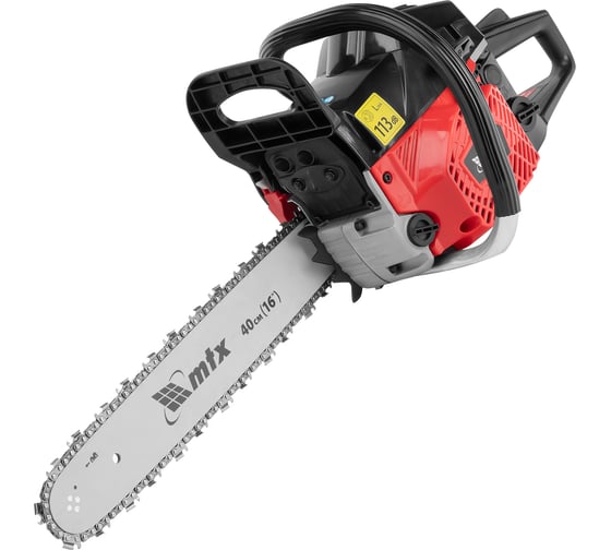 Изображение товара Пила цепная бензиновая MTX MS-4516, шина 40 см, 45 см3, 2,5 л.с., шаг 0,325, паз 1,5 мм 64 зв 95211