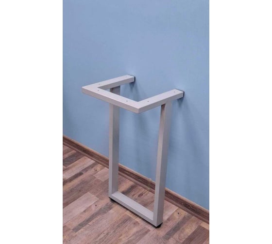 Изображение товара Подстолье устойчивое для стола Parallax Параллакс, металлическое, барное, Лофт, с регулировкой высоты, 725х350 мм, 50x25 мм, серое 77GR035030072-PRM