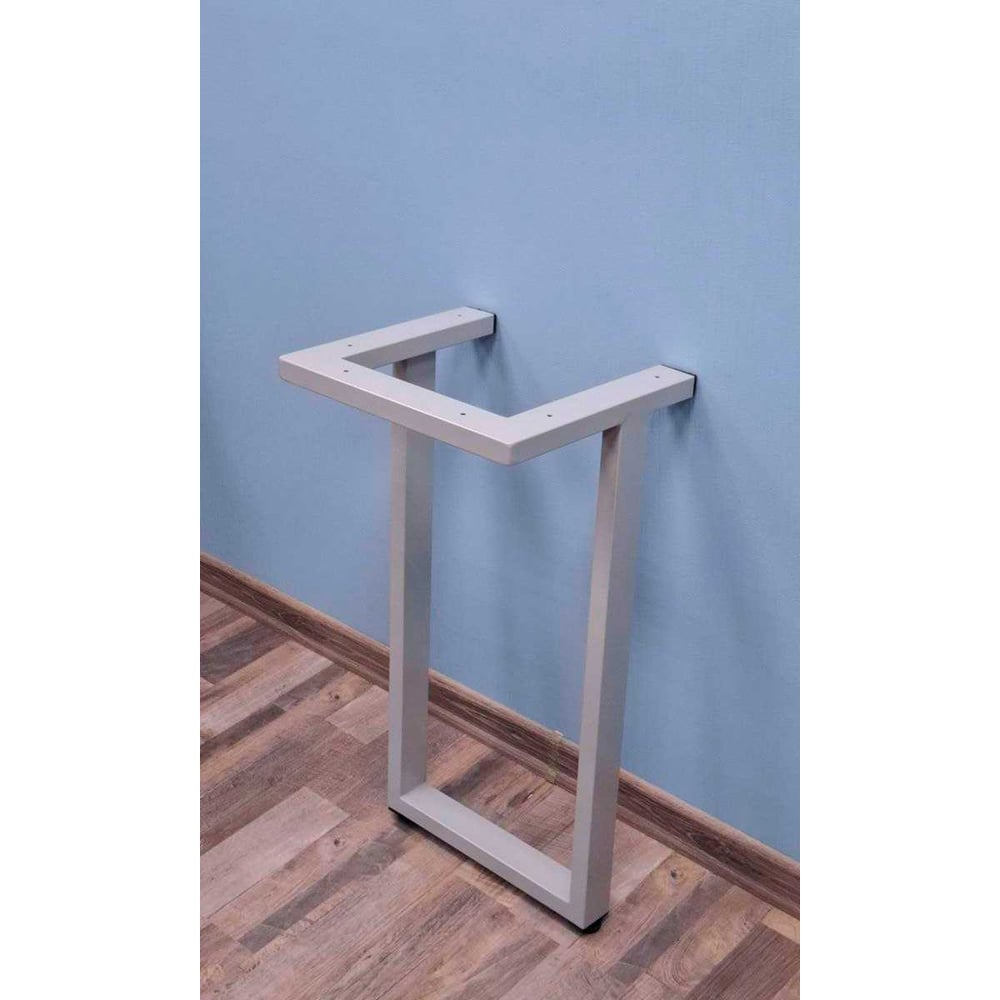 Изображение товара Подстолье устойчивое для стола Parallax 810 350 50x25 металлическое серое лофт регулировка высоты