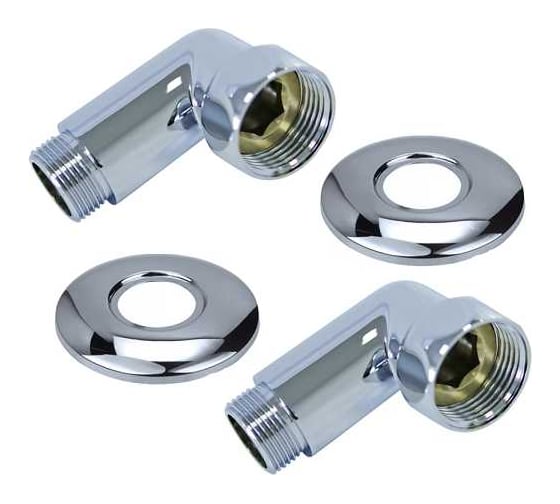 Изображение товара Соединение угловое Millennium 3/4"×1/2" внутренняя/наружная резьба (пара) — фитинг для полотенцесушителя SPUM3412