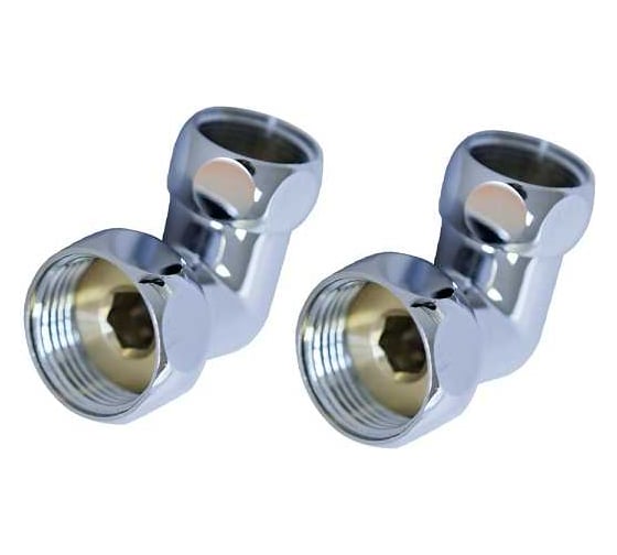 Изображение товара Соединение угловое Millennium 3/4"×3/4" внутренняя/внутренняя резьба (пара) — фитинг для полотенцесушителя SPUF3434