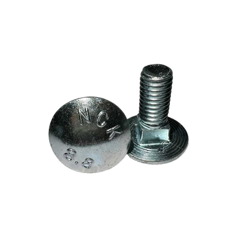 Изображение товара Болт полукруглая голова М8x20 DIN603 8.8 цинк 1500 шт