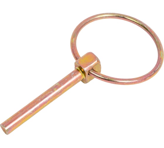 Изображение товара Шплинт boltnn.ru DIN11023 6x45 с кольцом цинк желтый 50 шт. 4687206446199