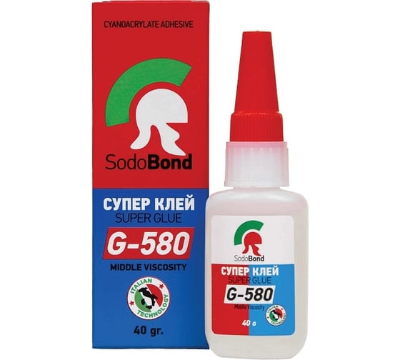 Изображение товара Суперклей SODOBOND G-580 30 гр (нетто) 4631140071030