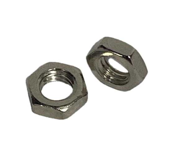 Изображение товара Гайка boltnn.ru DIN439 М5 латунь-никель 50 шт. 4687206445048