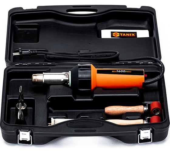 Изображение товара Сварочный фен STANIX EVO 1600 PRO комплект для сварки внахлёст EVO 1600 PRO СВ