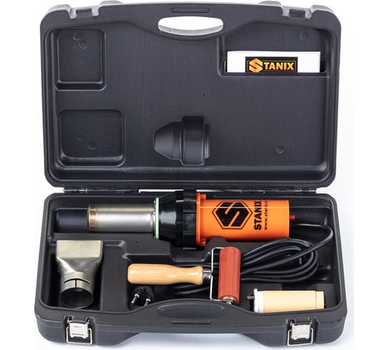 Изображение товара Сварочный фен STANIX EVO 3400ST комплект для сварки внахлёст EVO 3400ST СВ