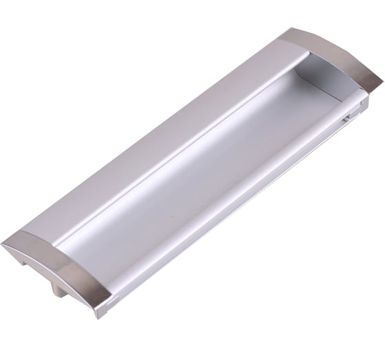 Изображение товара Врезная ручка Стройбат 128 мм, серый, коробка (300 шт) 417019