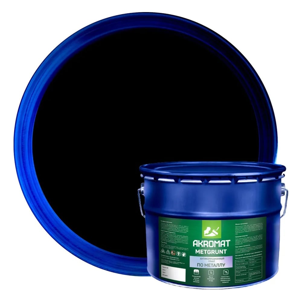 Изображение товара Грунт Акромат AKROMAT METGRUNT (МЕТГРУНТ) 10 кг, черный УТ000013973