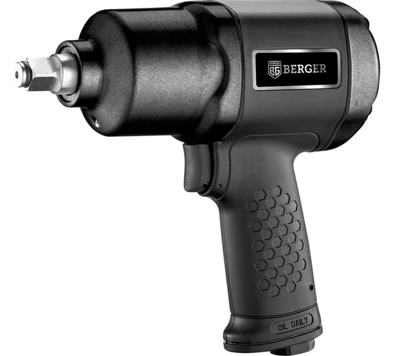 Изображение товара Ударный пневматический гайковерт Berger BG КВАЗАР 1/2", 885 Нм BG1437