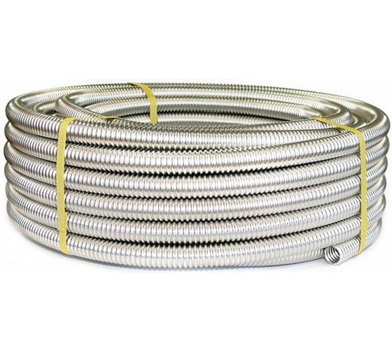 Изображение товара Гофрированная труба нержавеющая Millennium 25 мм 30 метров TGNS2503