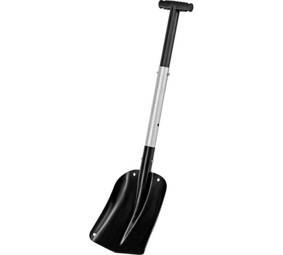 Изображение товара Автомобильная лопата Denzel алюминиевая 212х280х650-815 мм, телескопический черенок 61726