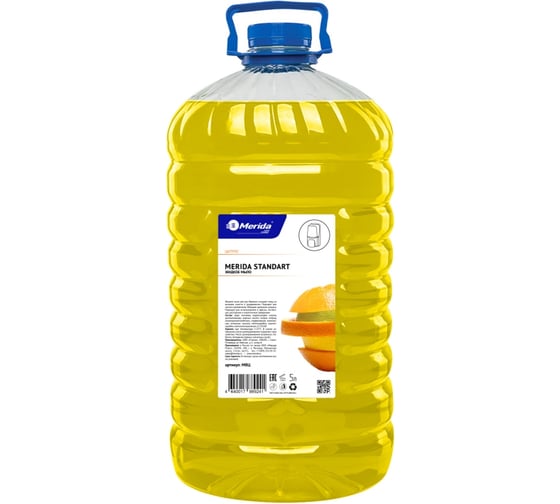 Изображение товара Жидкое мыло MERIDA СТАНДАРТ цитрус бутылка 5 л М8Ц
