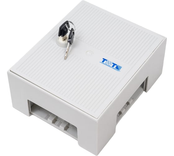 Изображение товара Распределительная коробка TWT на 3 плинта 30 пар, с замком TWT-DB10-3P/K