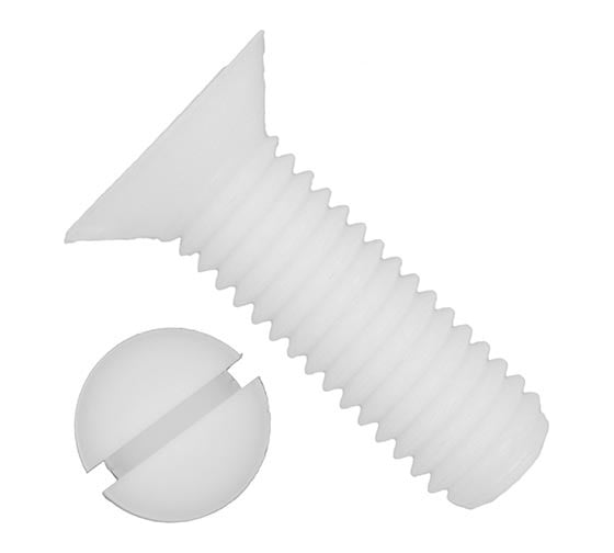 Изображение товара Винт ОПМ DIN 963 М5x10 polyamide 200 шт УТ000006015