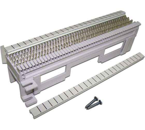 Изображение товара Кроссовая панель LANMASTER 66 типа, 50 пар, настенная, с установочной площадкой LAN-WS66-50FT