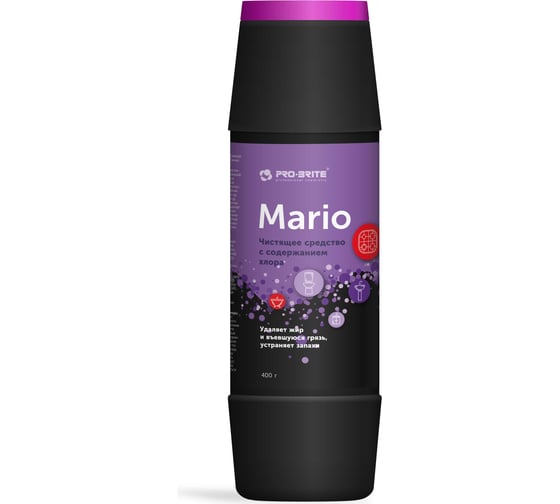 Изображение товара Чистящий порошок с содержанием хлора PRO-BRITE MARIO 400 гр. 285-04