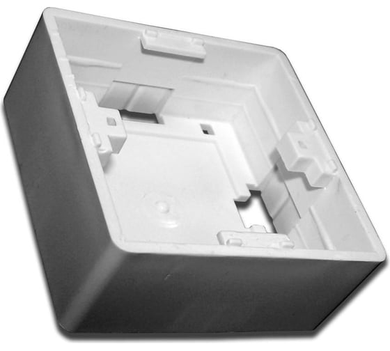 Изображение товара Настенная коробка TWT под рамку французского стандарта 45x45, белая WMB45x45-WH