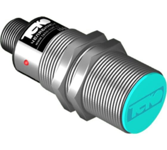 Изображение товара Индуктивный датчик ТЕКО ISB AC6A-31P-7-LZS4-C Sn=7 мм, корпус М22x1,5 алюминий заподлицо, 10 ... 30 DC NO PNP, IP67, подключение разъем 00-00024381