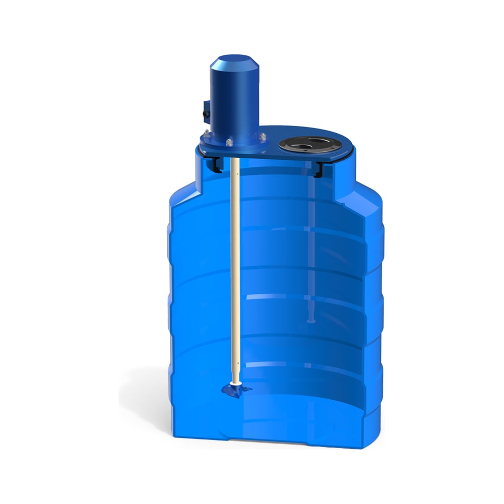 Изображение товара Емкость POLIMER GROUP V 100 литров с пропеллерной мешалкой TVN100S13 для пищевых жидкостей