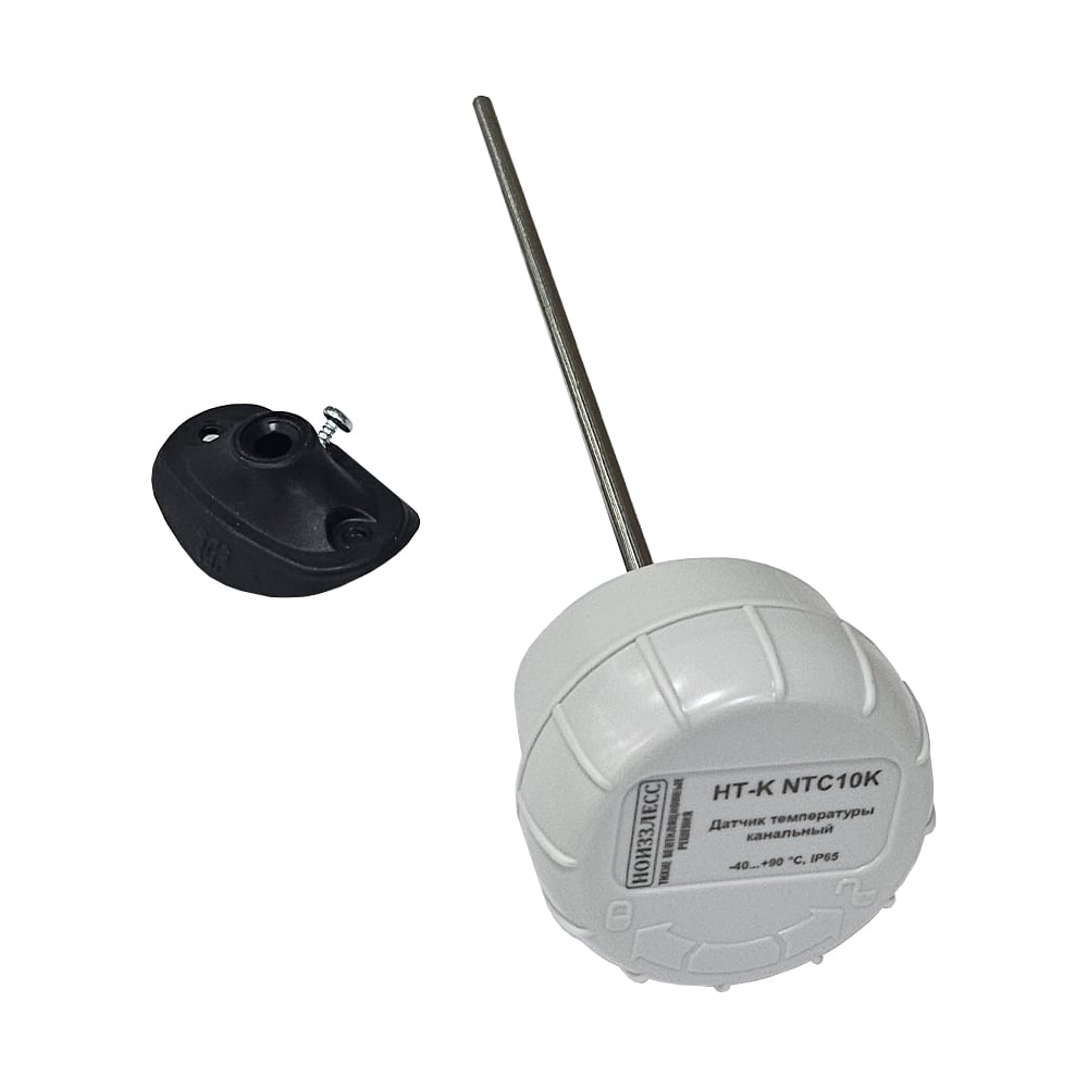 Изображение товара Датчик температуры канальный NOIZZLESS НТ-К NTC10K IP65 2м монтаж из металла пластика