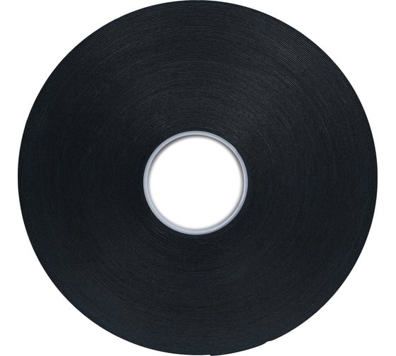 Изображение товара Двусторонняя клейкая лента на вспененной основе NORM 15 мм х 50 м, черная SK-15