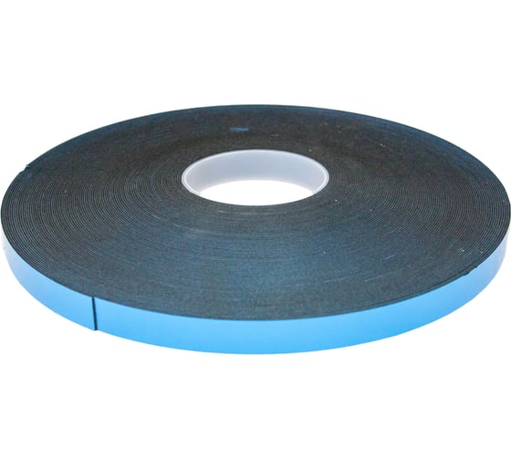 Изображение товара Двусторонняя клейкая лента  на вспененной основе NORM 19 мм х 50 м, черная SK-19