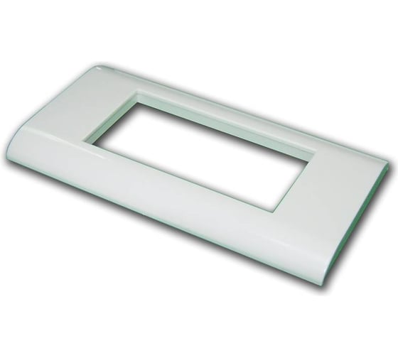 Изображение товара Пластиковая накладка на цоколь TWT 45x90, белая FR45x90