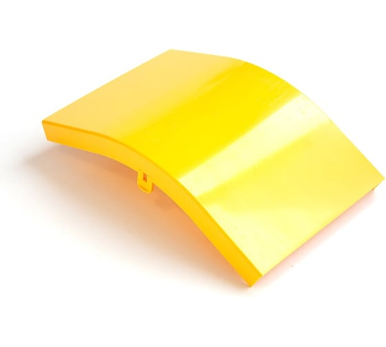 Изображение товара Крышка внешнего изгиба оптического лотка LANMASTER 45, 240 мм, желтая LAN-OT240-EC45C