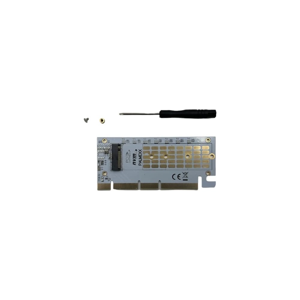 Изображение товара Адаптер для M.2 NVMe PALMEXX PCI-E 3.0x4 x8 x16 2230 2242 2260 2280