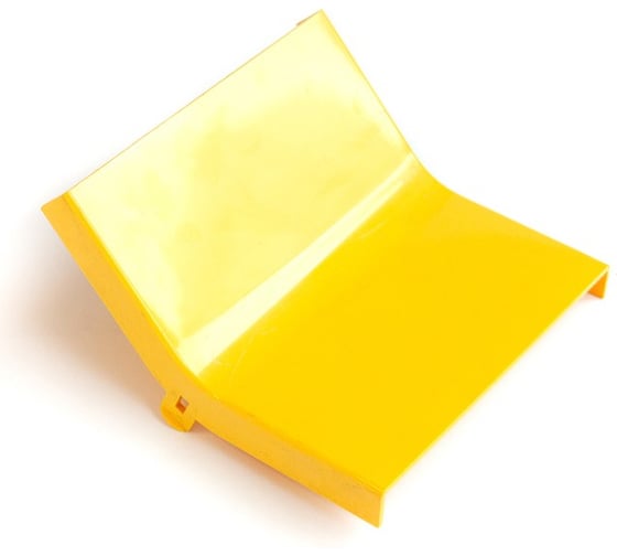 Изображение товара Крышка внутреннего изгиба оптического лотка LANMASTER 45, 120 мм, желтая LAN-OT120-IC45C