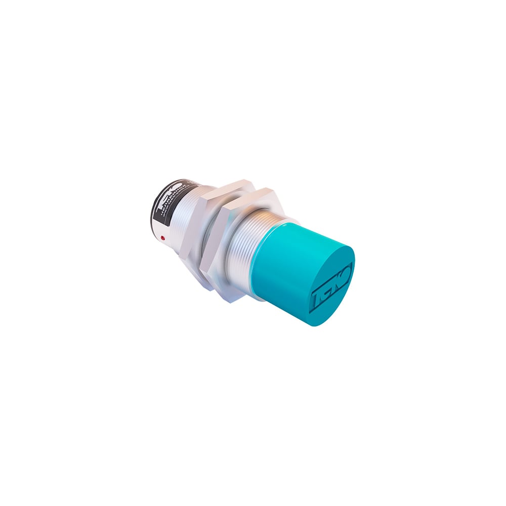 Индуктивный датчик ТЕКО ISN EC8S8-31P-15-LZS4-H Sn=15 мм, корпус М30x1,5 нержавеющая сталь не заподлицо, 10 ... 30 DC NO PNP, IP68, подключение разъем 00-00035087