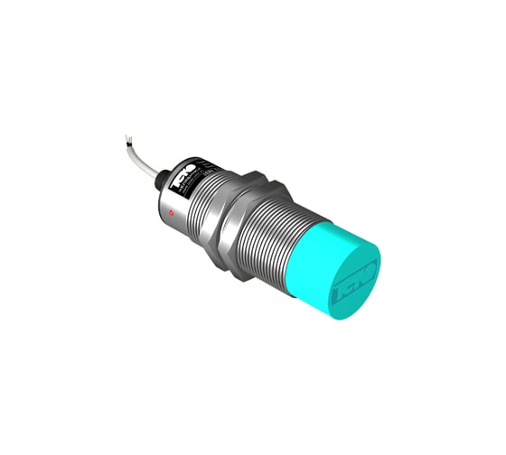 Изображение товара Индуктивный датчик ТЕКО ISN EF81A-11-15-LZ Sn=15 мм, корпус М30x1,5 алюминий не заподлицо, 20 ... 250 / 20 ... 320 AC/DC NO 2-х проводный, IP67, подключение кабель 00-00025744