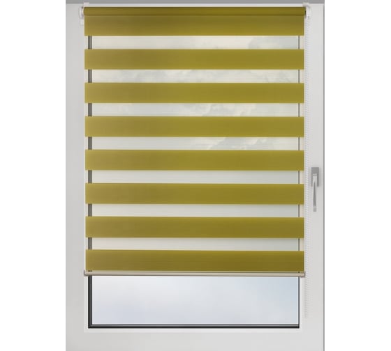 Изображение товара Рулонная штора PRAKTO Day&Night 40х150см зеленый 59970233