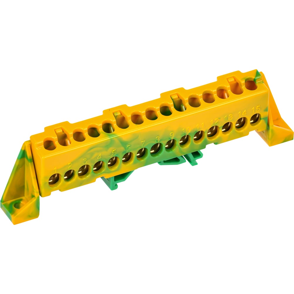 Изображение товара Шина заземления IEK TEKFOR PE земля 5 штук в упаковке